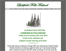 Tablet Screenshot of lichfieldfolkfestival.co.uk